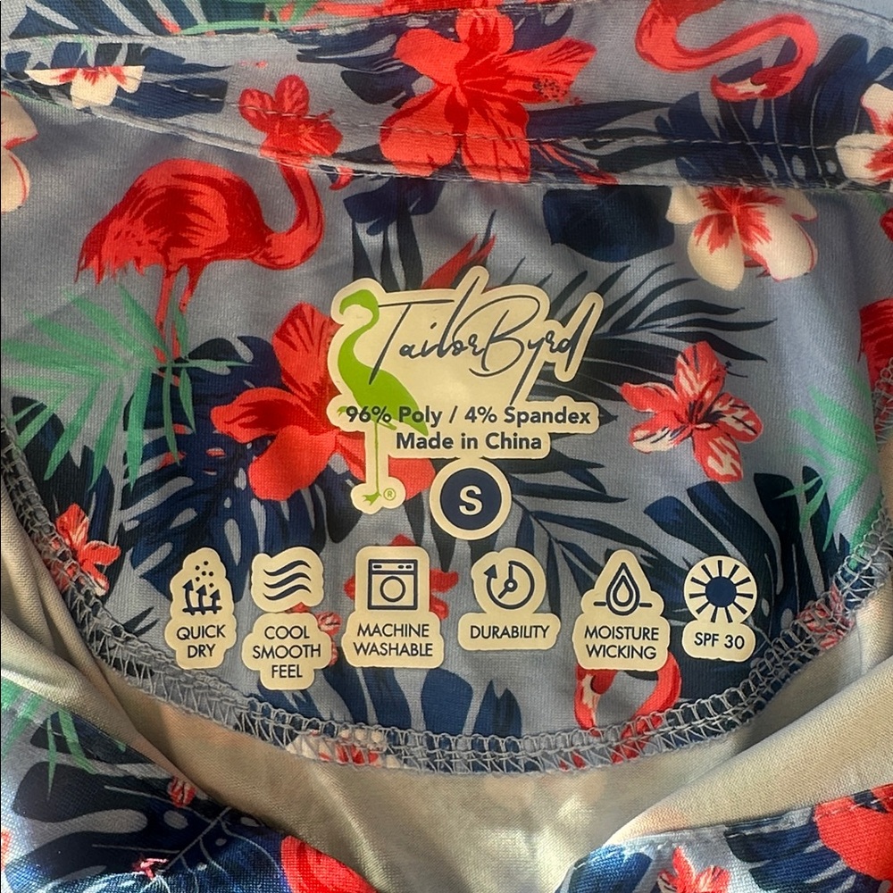 Tailorbyrd Performance Tropical Golf Polo - Picture 6 of 11